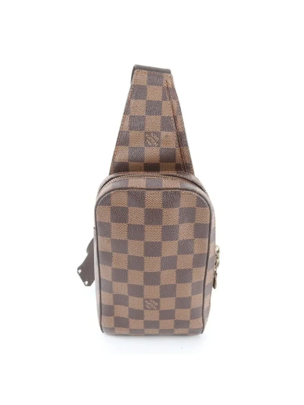 Louis Vuitton Damier Geronimos Leather Belt Bag Crossbody Waist Pouch Shoulder